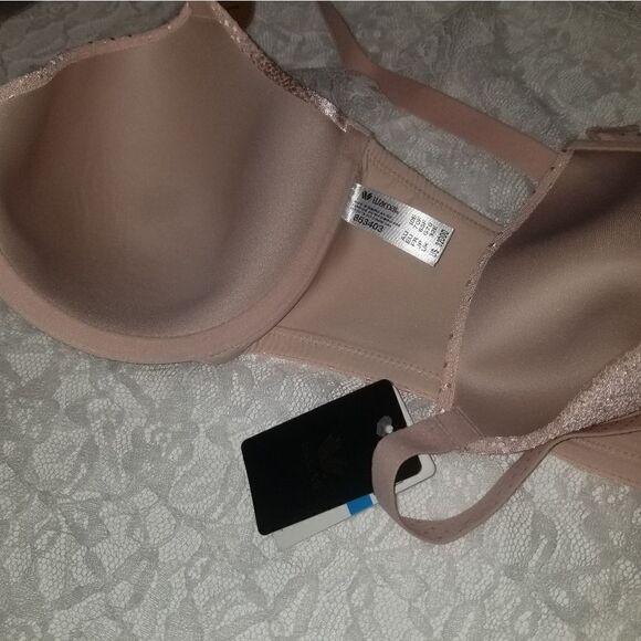 Wacoal Womens Back Appeal Front Close T-Shirt Bra Cream 853403 Size 32DDD - Picture 7 of 16